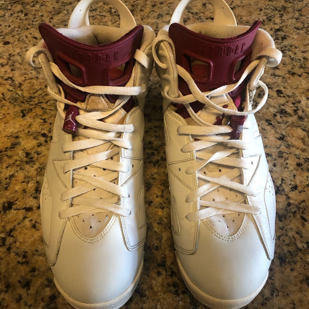 Nike Air Jordan 6 Retro VI Maroon Off White